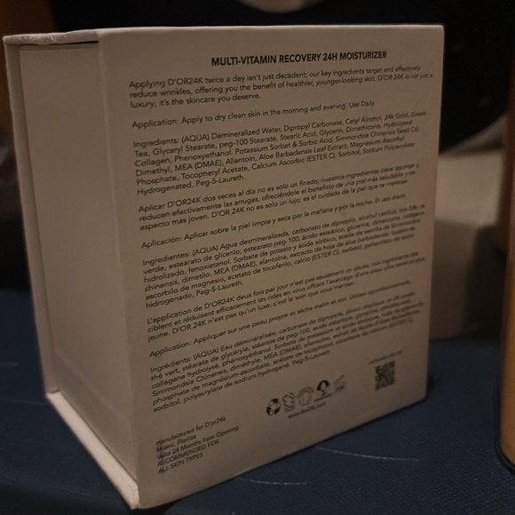 D’OR24k NIB multi vitamin recovery 24H moisturizer prestige endless beauty 50 ML - Picture 5 of 14
